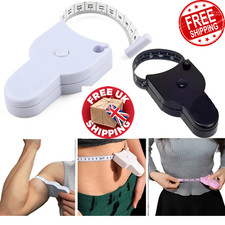 Self-Tightening Body Measuring Tape 150cm/60" Tailor Dressmaking Sewing Ruler UK