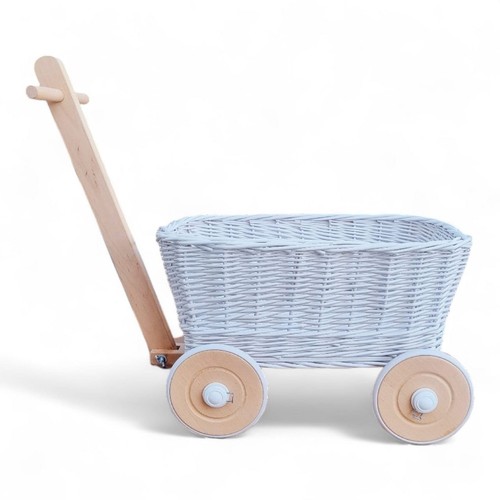 Wicker ladder toy stroller - wicker,