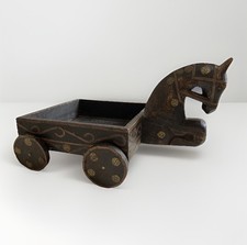 Vintage Wooden Folk Art Horse