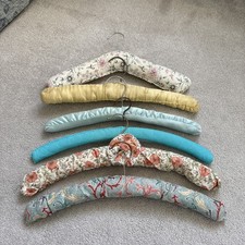 Vintage  Padded Hangers x 6