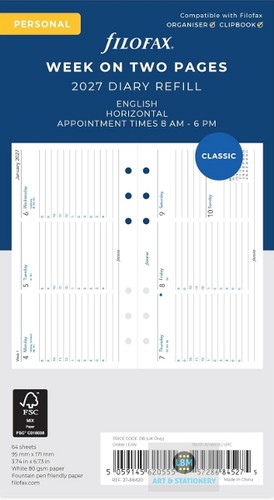 Filofax 2027 personal diary - diary,
