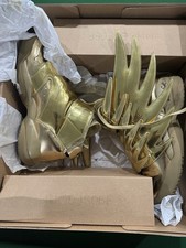 Adidas Jeremy Scott JS Wings 3.0 Metallic Gold Sneakers Size 4.5