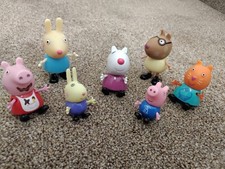 Peppa Pig friends bundle Rebecca Richard Rabbit Pedro pony George Suzi Candy cat