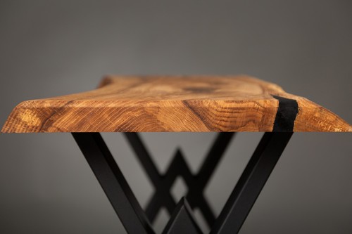 Solid oak coffee table - solid,