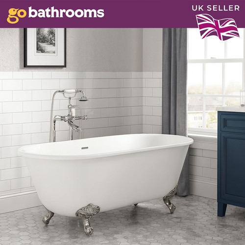 Traditional roll top bath - traditional,