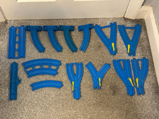 14 Pieces of Light Blue Plarail Tomy Thomas Trackmaster Track Useful bits