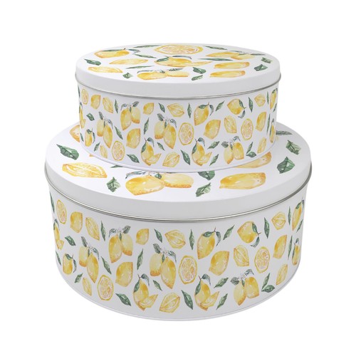 Set lemons cake tins - lemons,