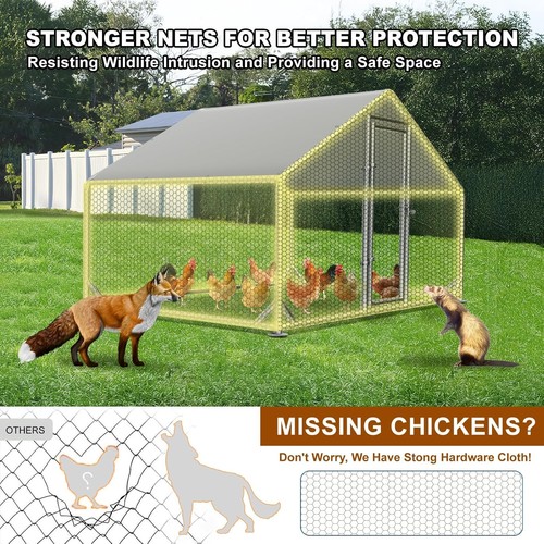 Large metal chicken - large,