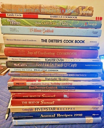 Cookbooks asst hardcover vtg - asst.,