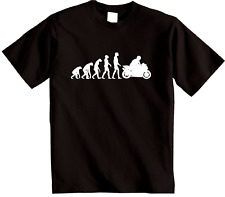 Motorbike Evolution T-Shirt Funny Biker Gift Superbike Motorcycle Tee Unisex