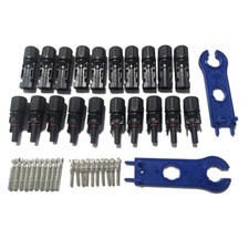 Easun Male Female M/F Solar Panel Wire Cable Connectors IP67 & Clamp Solar Panel