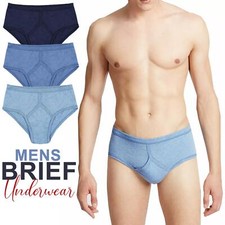 New Mens 100% Cotton Y Fronts