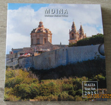 Official Circulated Coin Set Malta 2025 with 2 Euro Commemorative Coin “Mdina”