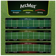 FatPlate ArcMat Stroke Path Trainer Golf Putting Guide Practice Aid Arc Mat