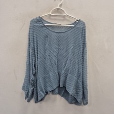 Grizas Blue Silk Blend Top