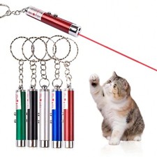 2 in 1 laser pen cat toy red