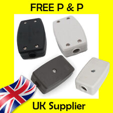 Inline Junction Connector Box 2 or 3 Terminal Cable Wire Mains Electrical Joiner