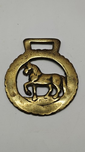 Horse brass vintage antique