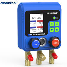 Refrigeration Digital Manifold Gauge Set AC HVAC System Vacuum Pressure Tester