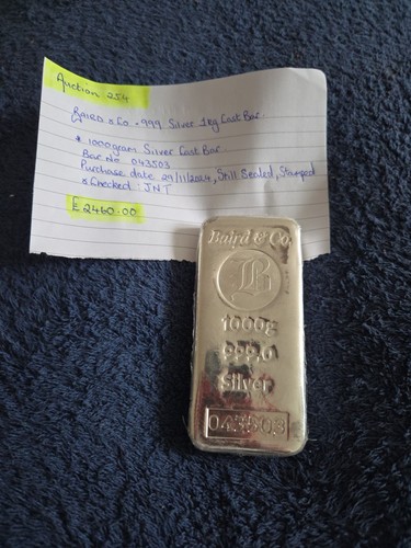 Baird kilo fine silver - &, co