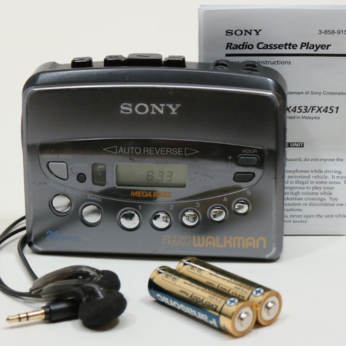 Sony walkman radio cassette - sony,