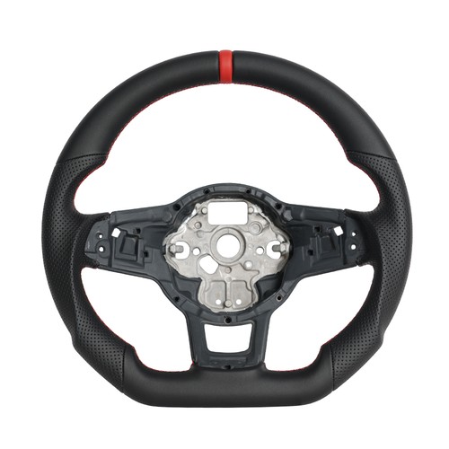 New full leather steering - new,