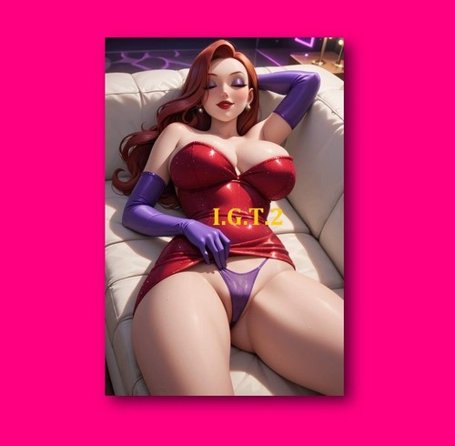 Fridge magnet jessica rabbit - fridge,