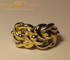 Unisex Twin Knot Ring 925