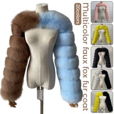 Luxury Faux Fox Fur Wrap Shawl