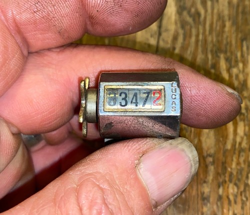Vintage lucas odometer - lucas,