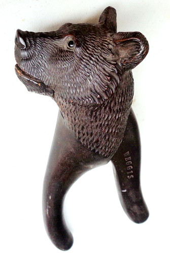 Victorian black forest bear - black,