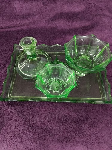 Vintage style green uranium - vintage,
