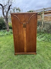 Antique Oak Art Deco Low Small