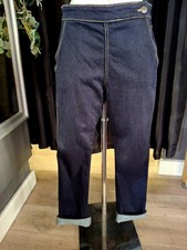 HELL BUNNY DENIM CAPRIS JEANS