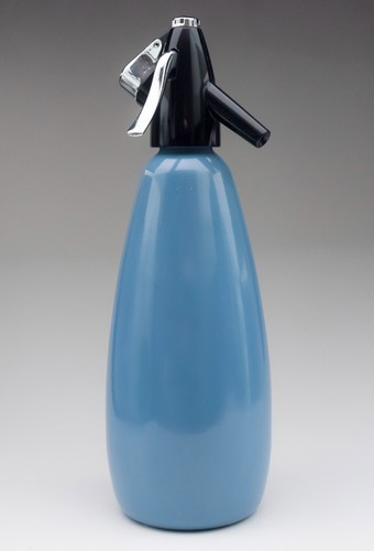 Blue boc soda siphon - boc,