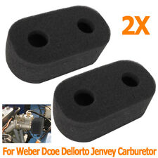 Foam Sock Air Filter Double Trumpets For Weber Dcoe Dellorto Jenvey Carburetor