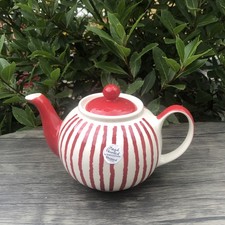 Whittard of Chelsea RB-Stripe 6 Cup Teapot Brand New With Label , Without Box