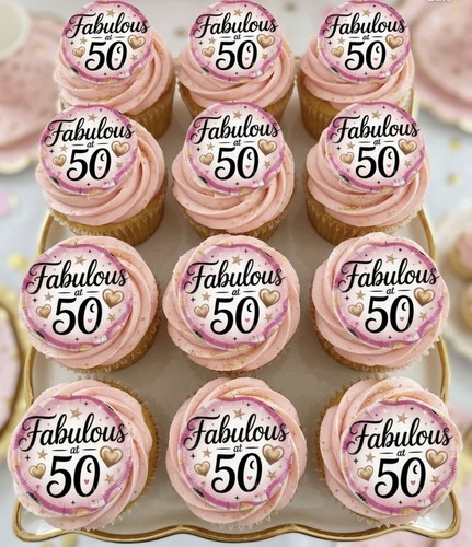 Edible cupcake toppers - 12,