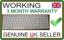 UK KEYBOARD for Packard Bell EasyNote TM97 TM98 TM93 TM86 TM83 New90 New95 White