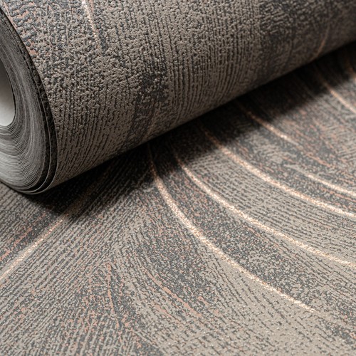 Brown copper wave wallpaper - copper,