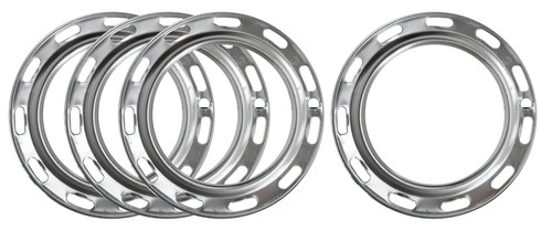 Aluminium wheel trim set - aluminium,