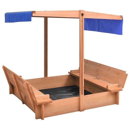 Firwood sandbox with roof - firwood,