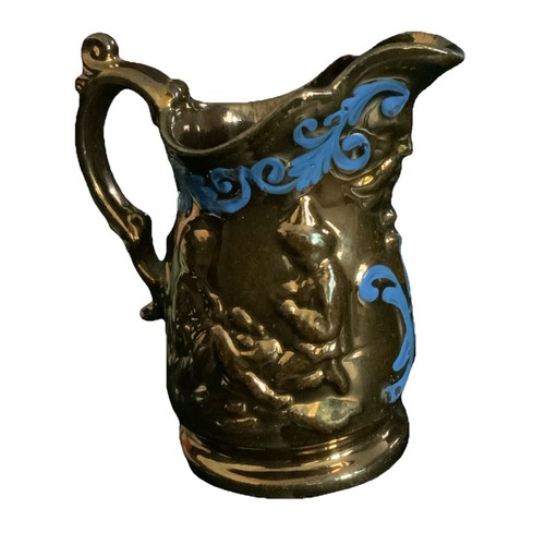 Antique copper lustre and - copper,