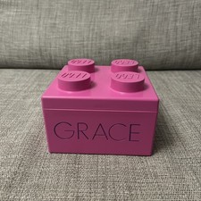 LEGO Mini Storage Brick - PINK