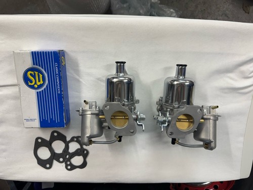 Mgb twin hs4 carburettors - su,