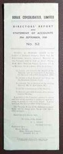 1950 Borax Consolidated Ltd, Directors' Report and Statement of Accounts, London