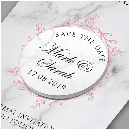 Personalised pink marble - personalised,