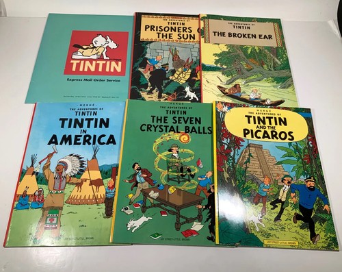 Vintage five books and - five, one
