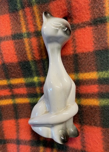 Vintage ceramic siamese cat - ceramic,