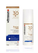 UltraSun SPF 30 High Protection Face Tinted Honey Moisturising Anti Aging 50ml